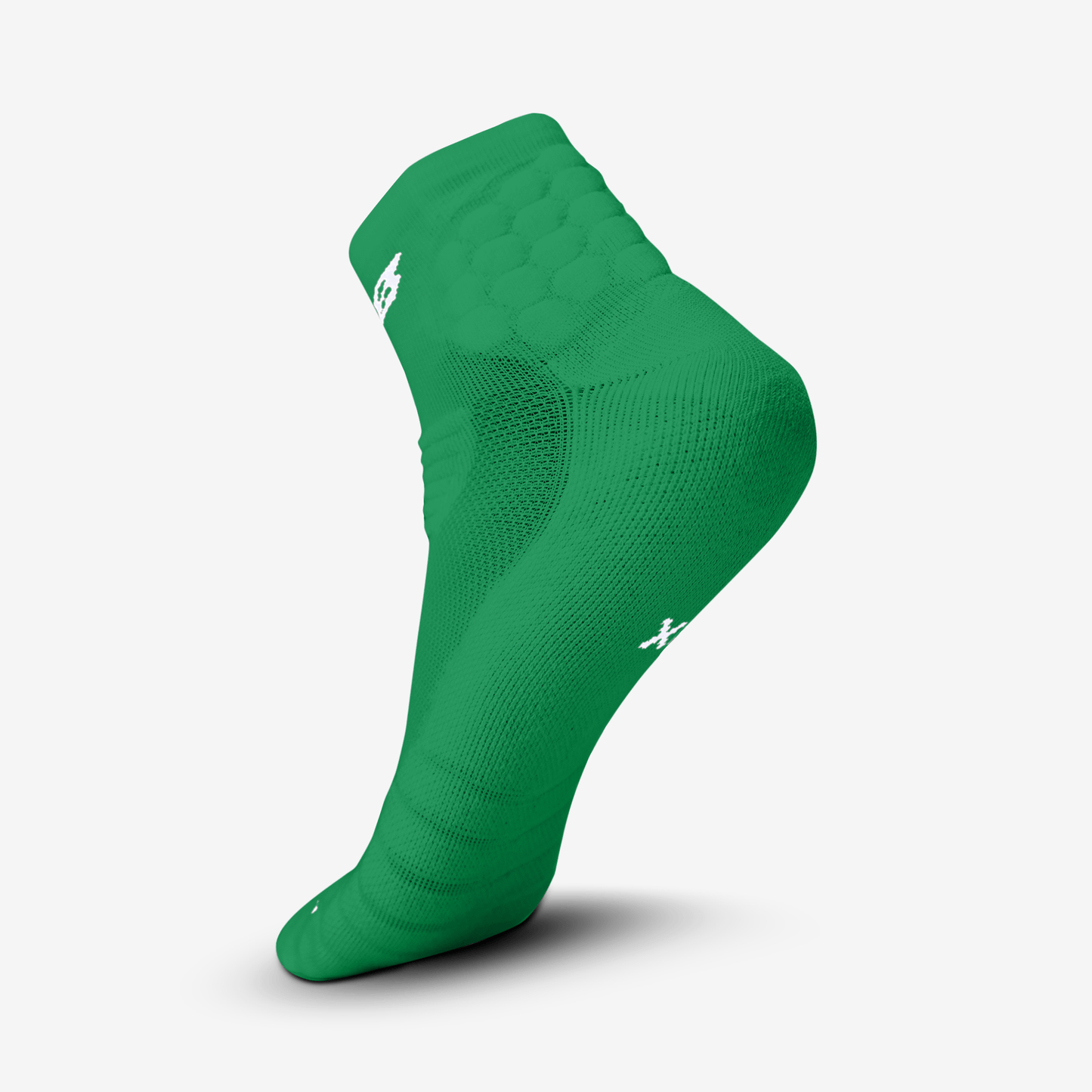 PADDED QTR SOCKS 2.0 (GREEN) - We Ball Sports