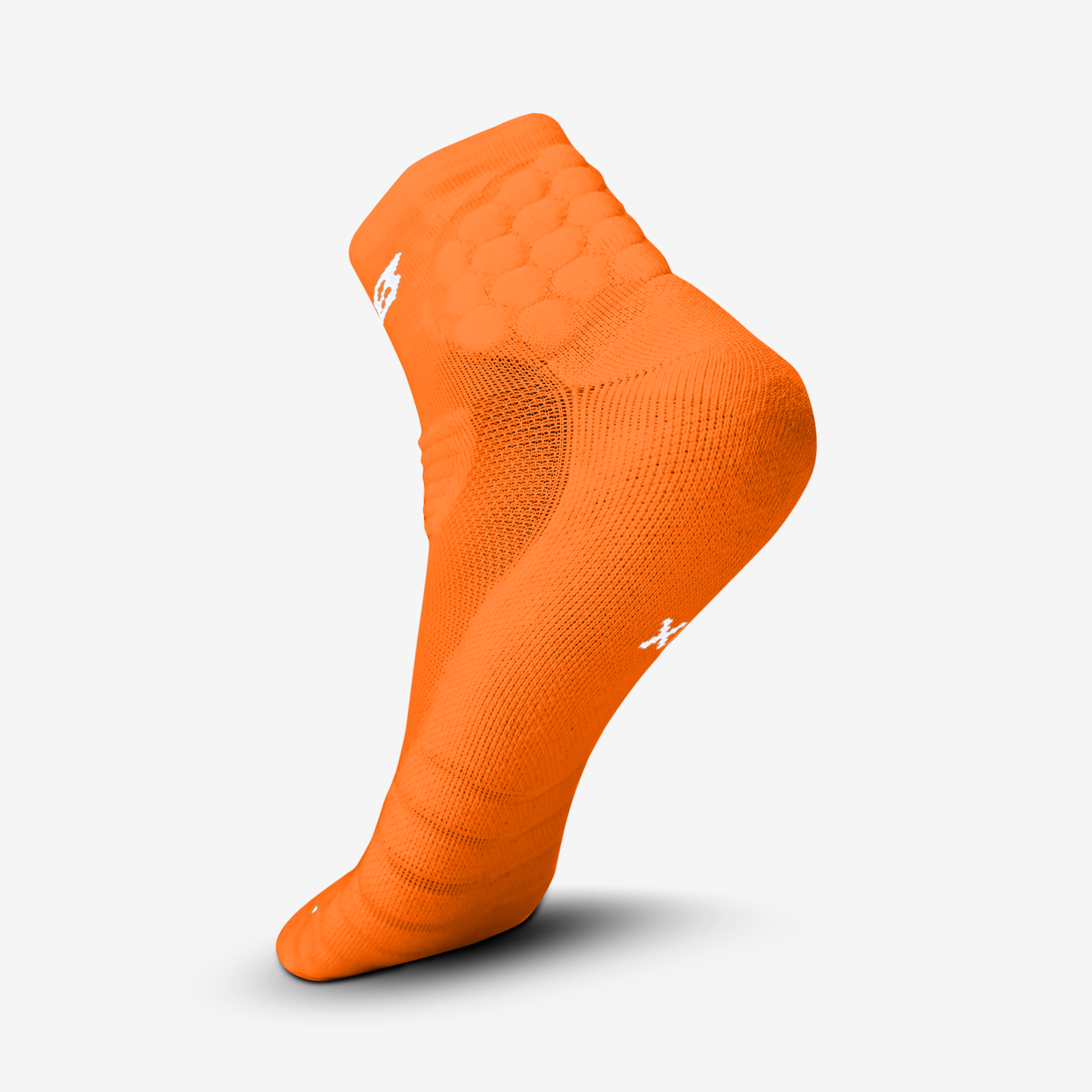 PADDED QTR SOCKS 2.0 (ORANGE) - We Ball Sports