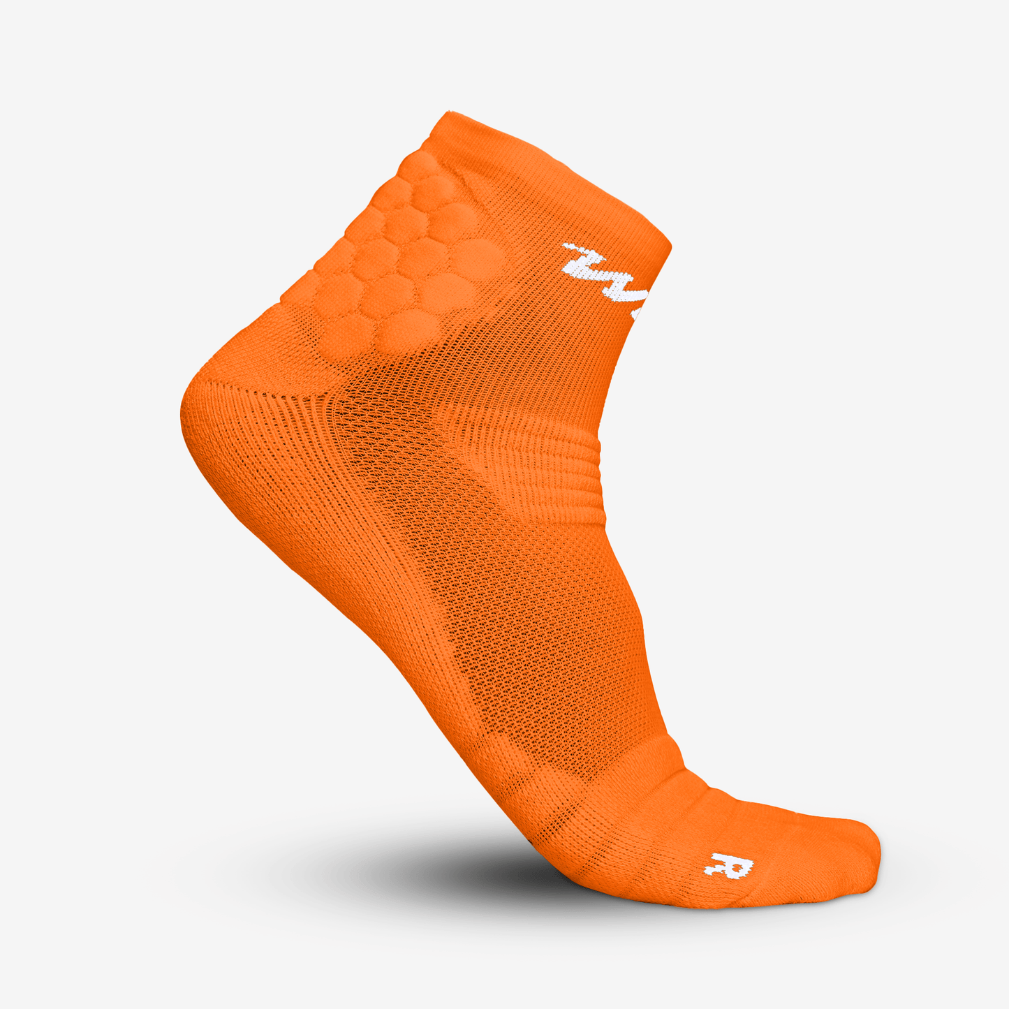 PADDED QTR SOCKS 2.0 (ORANGE) - We Ball Sports