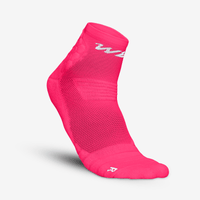 PADDED QTR SOCKS 2.0 (PINK)
