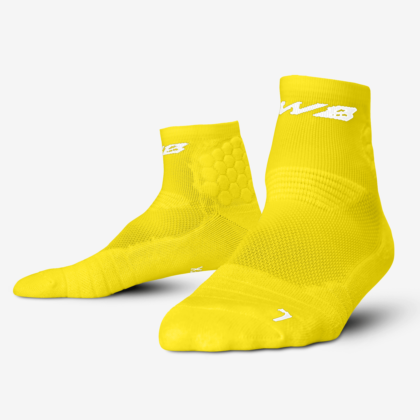 PADDED QTR SOCKS 2.0 (YELLOW) - We Ball Sports