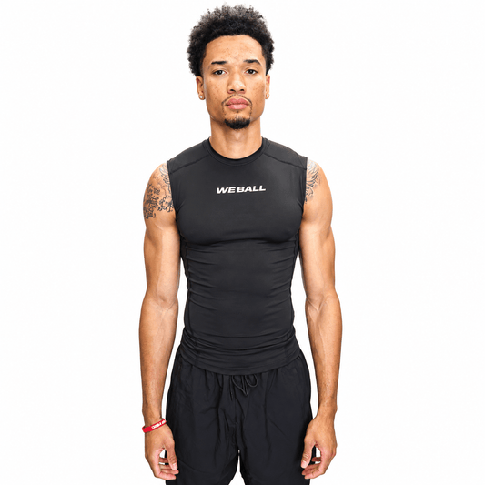 SLEEVELESS COMPRESSION (BLACK) - We Ball Sports