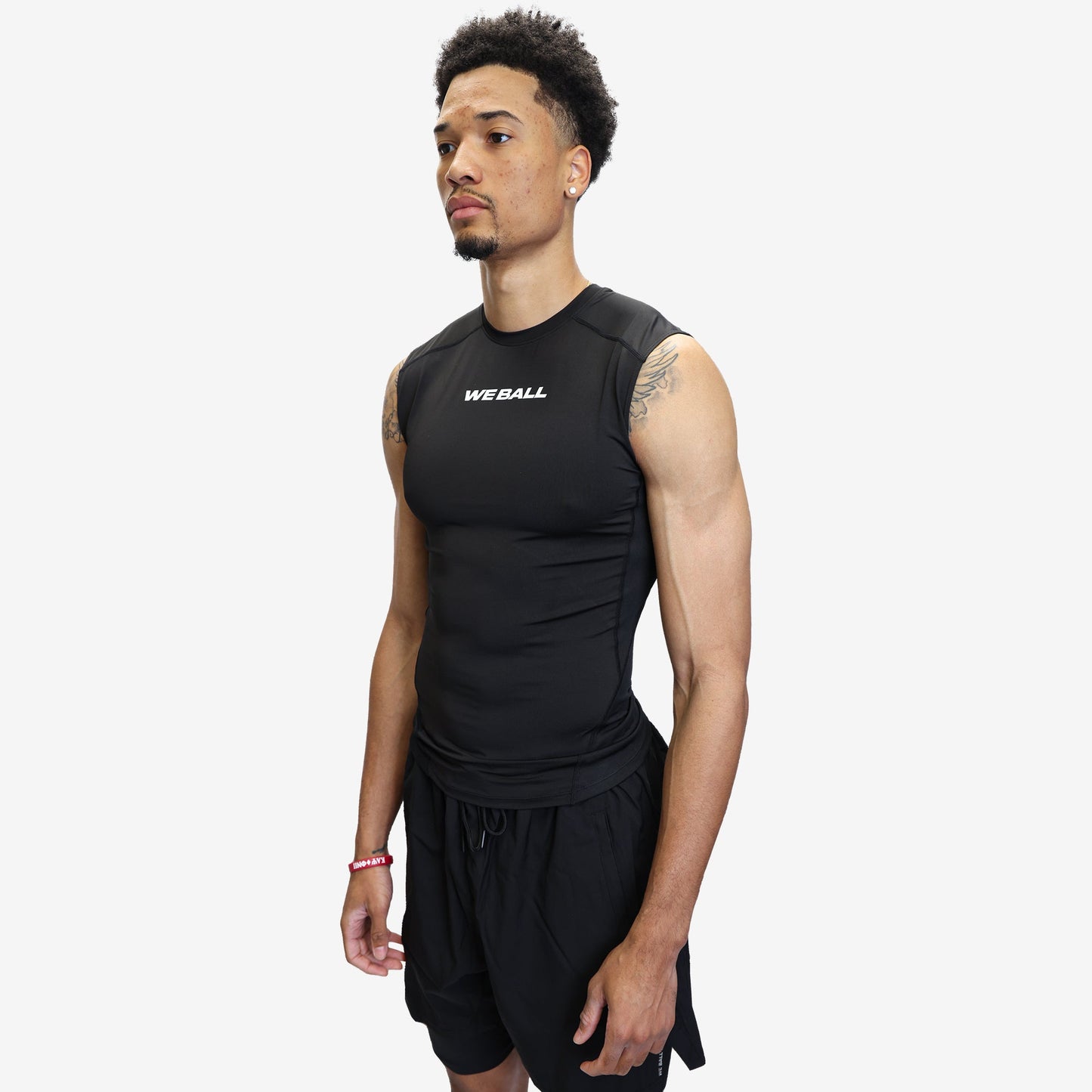 SLEEVELESS COMPRESSION (BLACK) - We Ball Sports