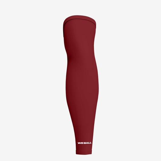 UNPADDED ARM SLEEVE (MAROON) - We Ball Sports