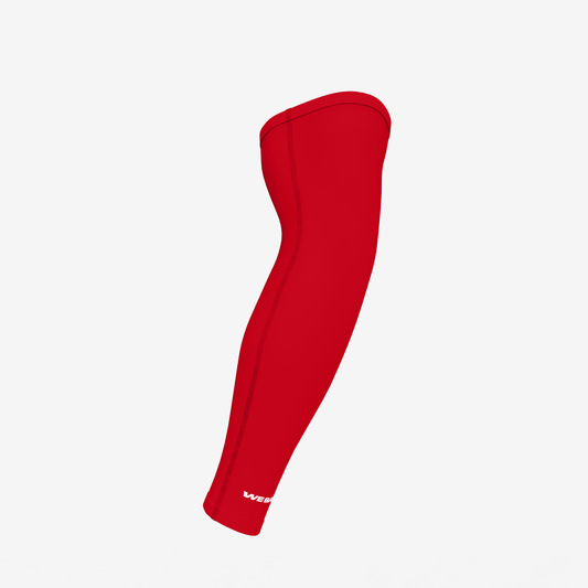 UNPADDED ARM SLEEVE (RED) - We Ball Sports