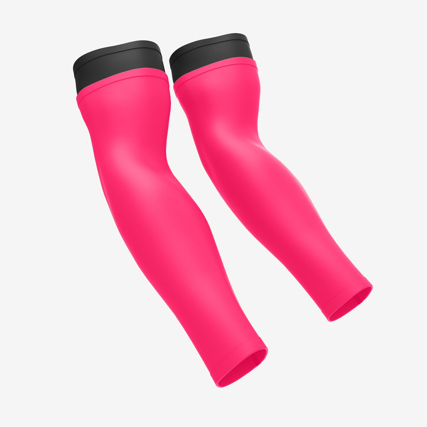 UNPADDED DOUBLE ARM SLEEVE (BLACK/PINK) - We Ball Sports