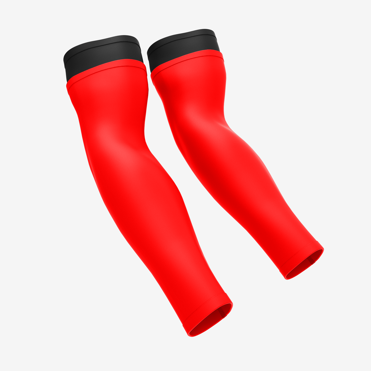 UNPADDED DOUBLE ARM SLEEVE (BLACK/RED) - We Ball Sports