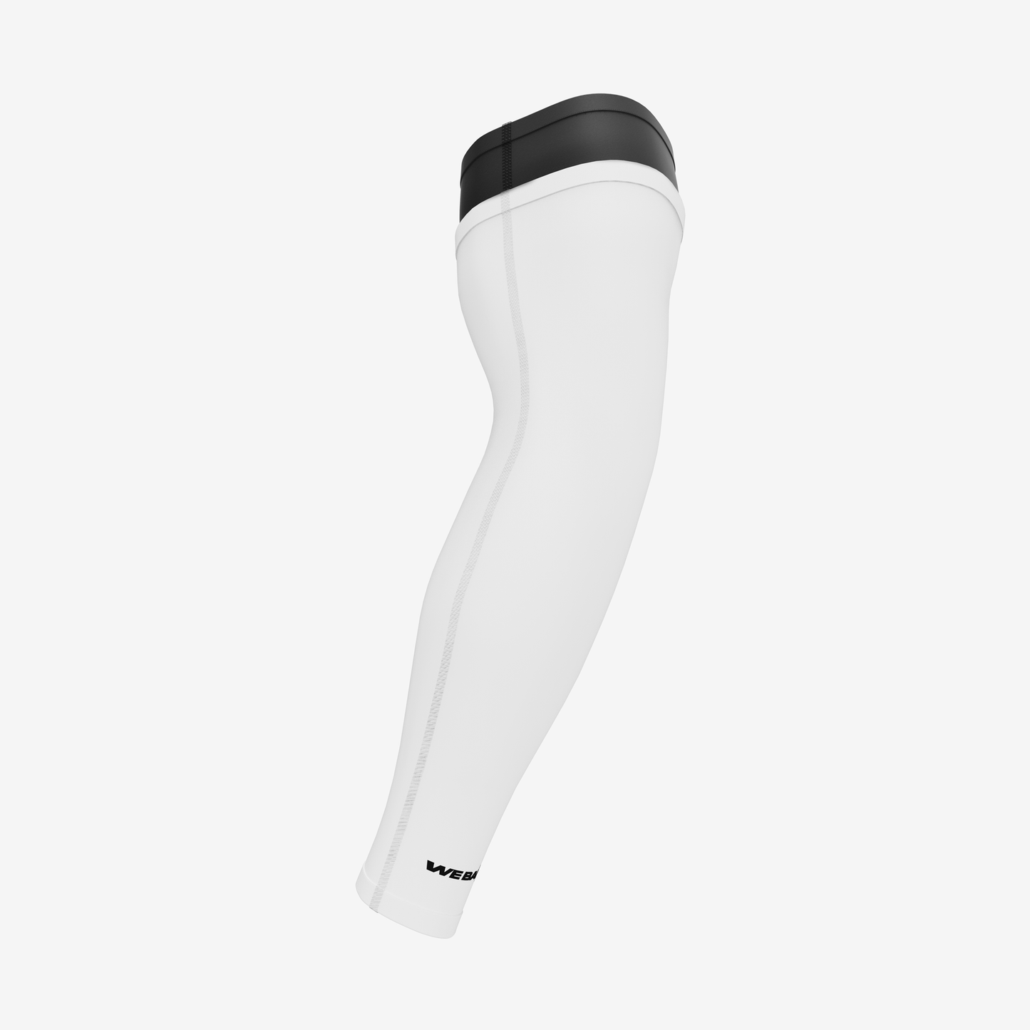 UNPADDED DOUBLE ARM SLEEVE (BLACK/WHITE) - We Ball Sports