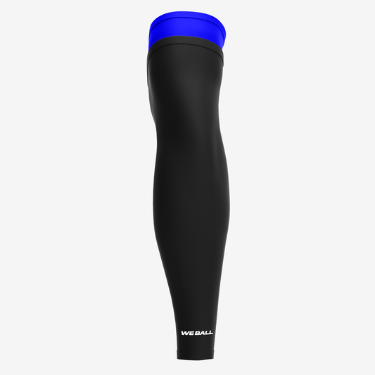 UNPADDED DOUBLE ARM SLEEVE (BLUE/BLACK) - We Ball Sports