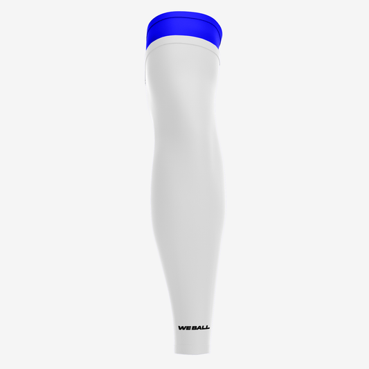 UNPADDED DOUBLE ARM SLEEVE (BLUE/WHITE) - We Ball Sports