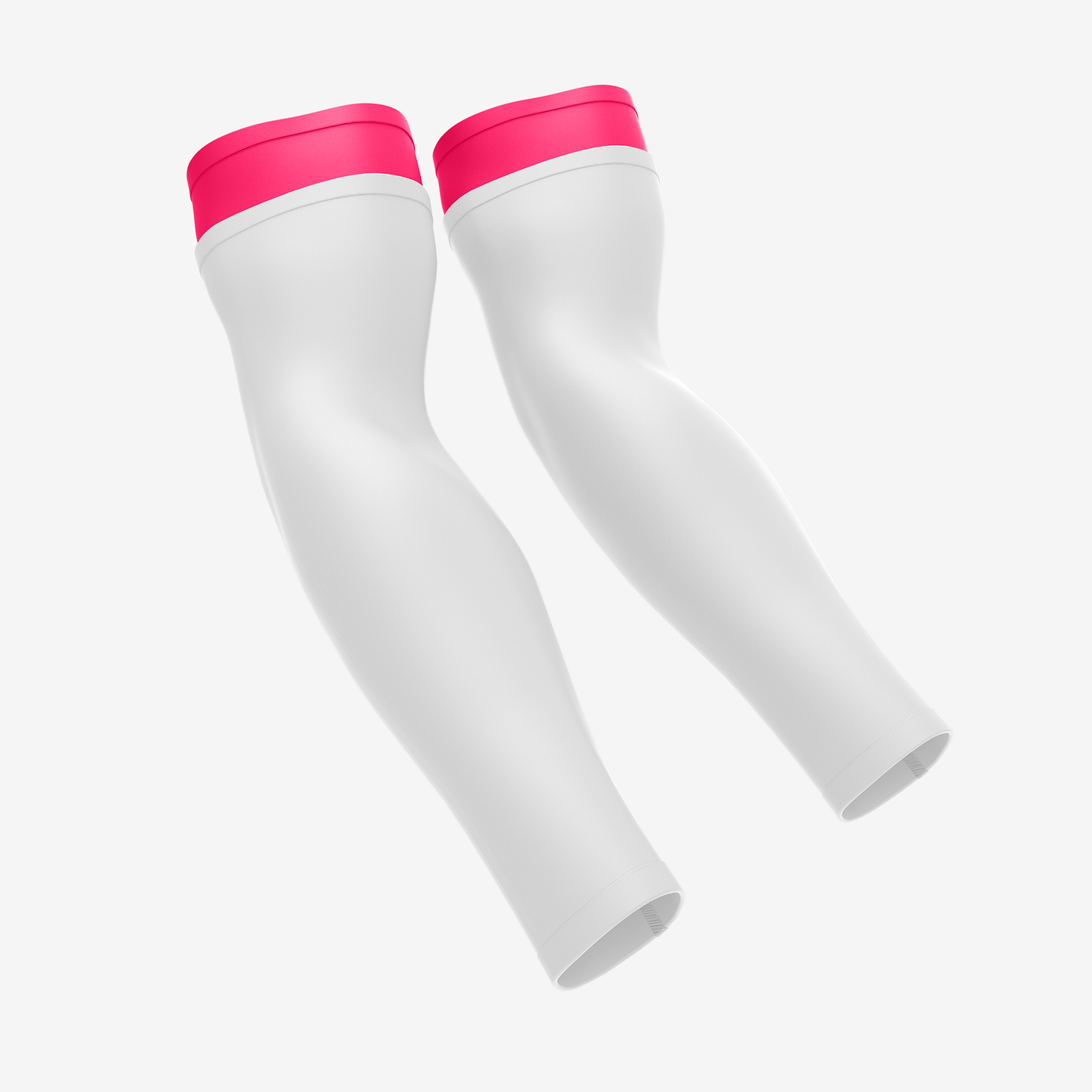 UNPADDED DOUBLE ARM SLEEVE (PINK/WHITE) - We Ball Sports