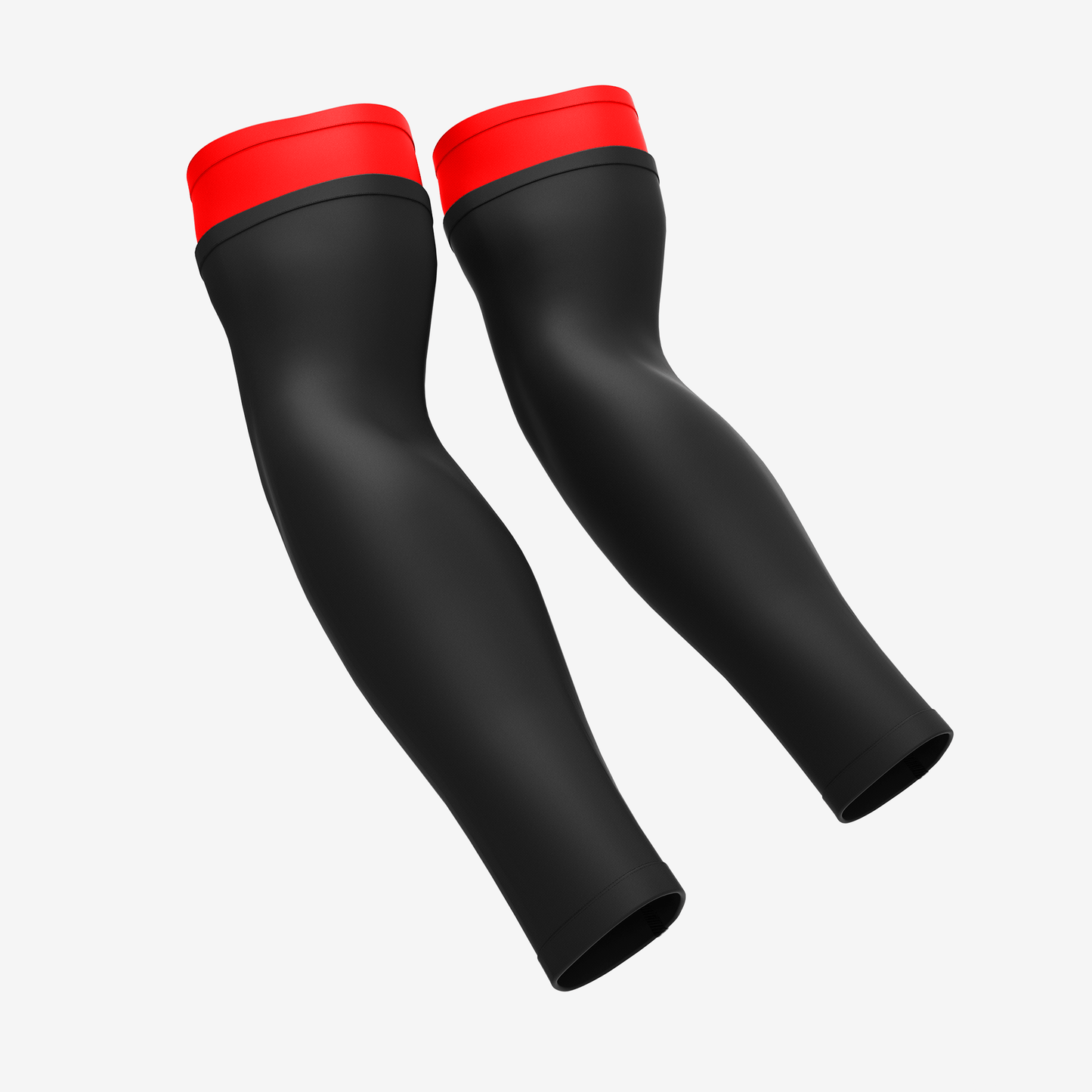 UNPADDED DOUBLE ARM SLEEVE (RED/BLACK) - We Ball Sports