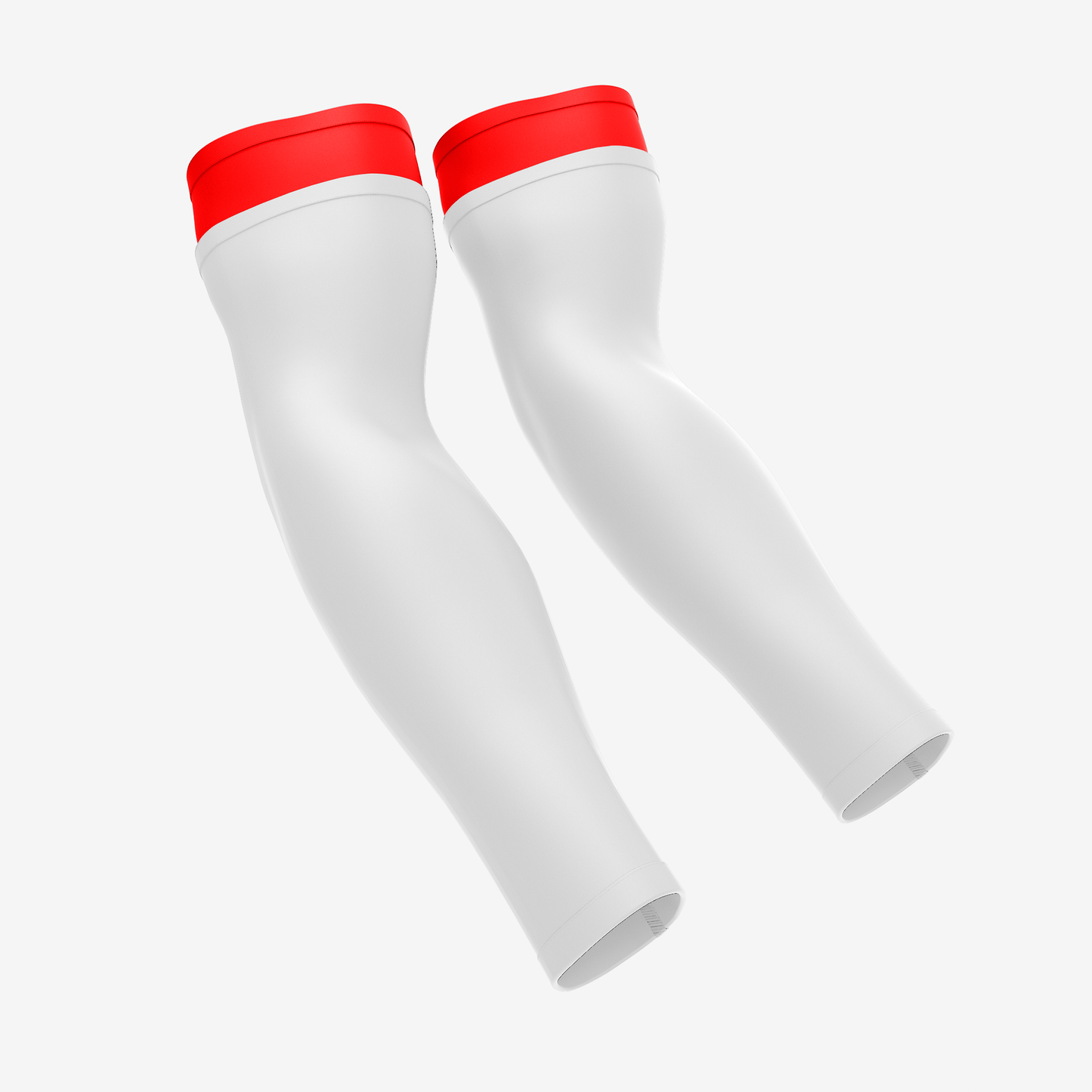 UNPADDED DOUBLE ARM SLEEVE (RED/WHITE) - We Ball Sports