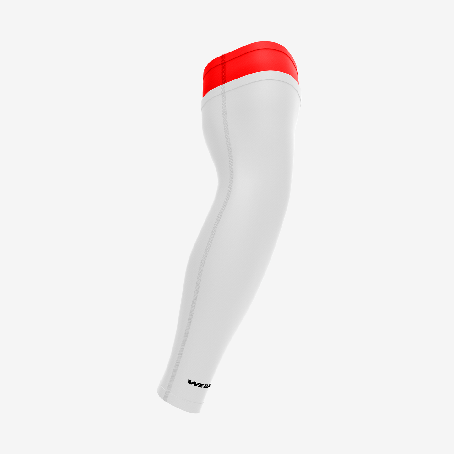 UNPADDED DOUBLE ARM SLEEVE (RED/WHITE) - We Ball Sports