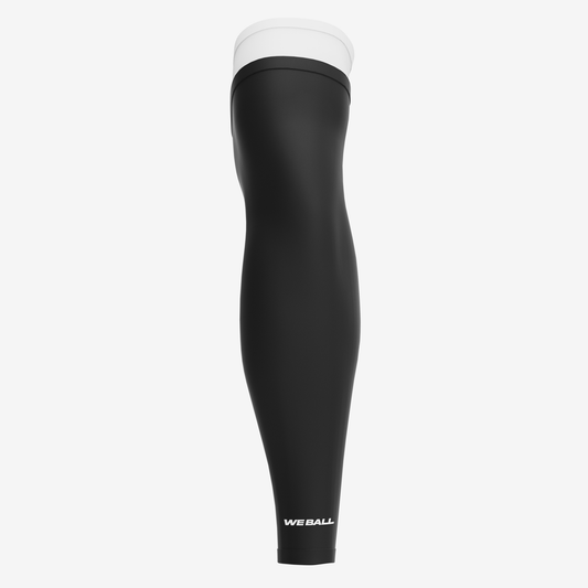 UNPADDED DOUBLE ARM SLEEVE (WHITE/BLACK) - We Ball Sports