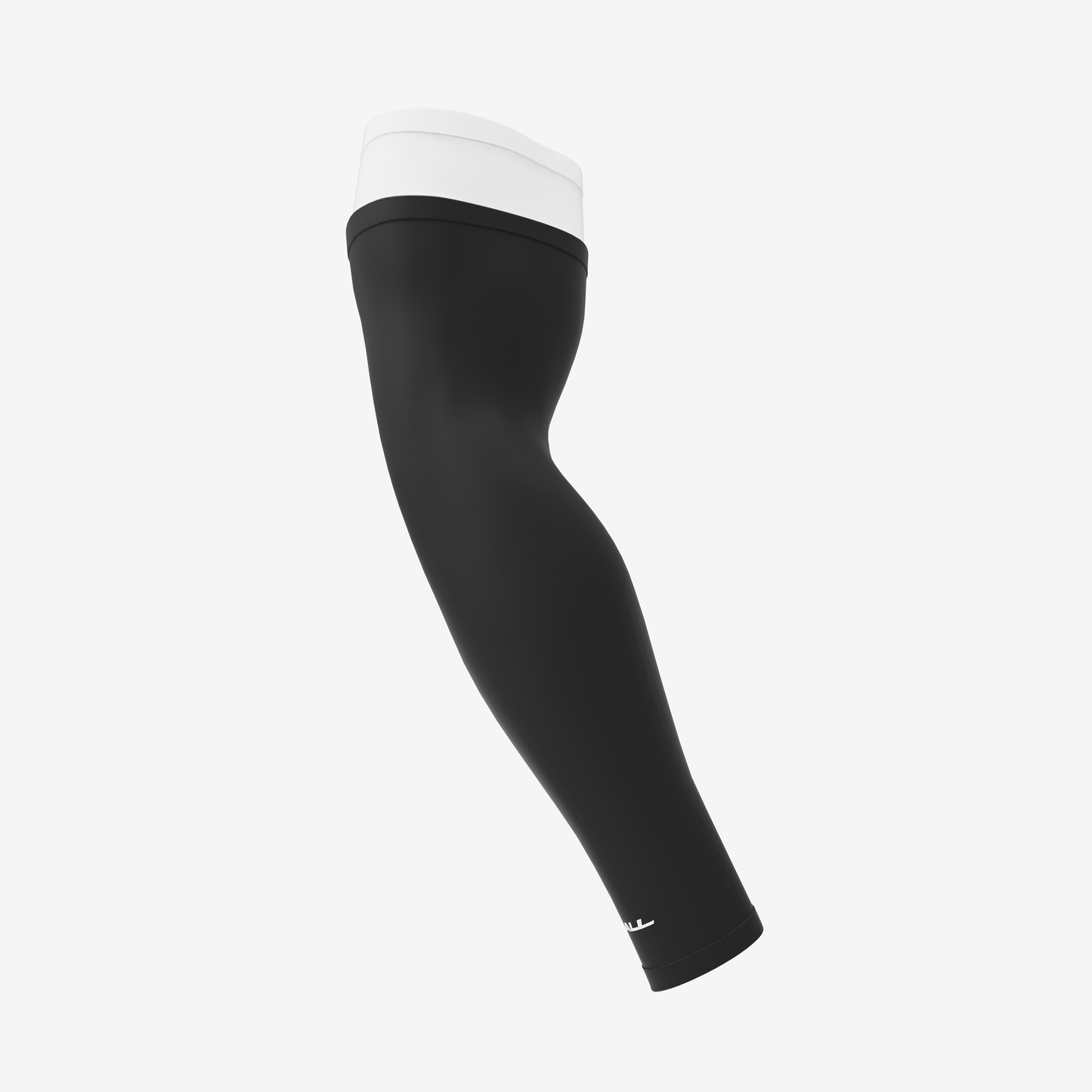 UNPADDED DOUBLE ARM SLEEVE (WHITE/BLACK) - We Ball Sports