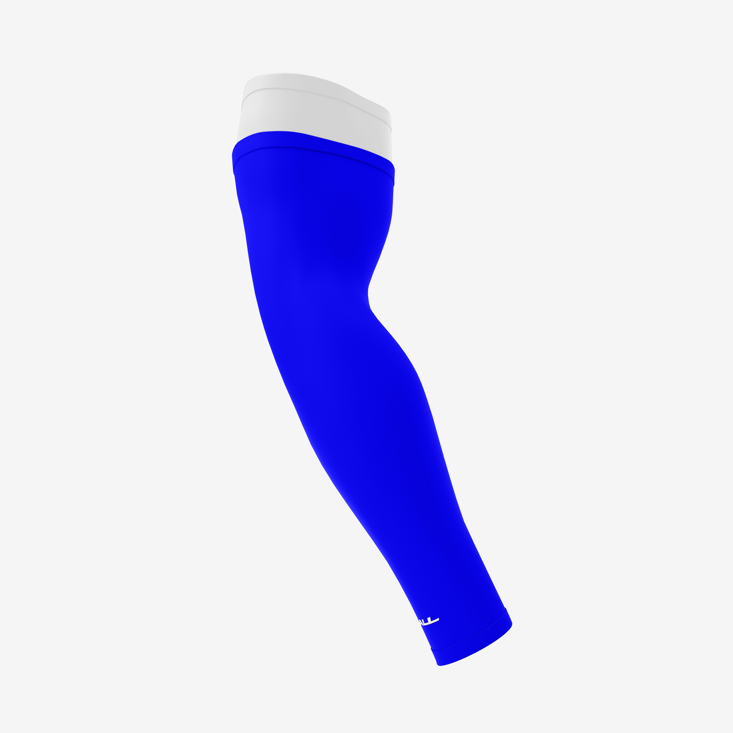 UNPADDED DOUBLE ARM SLEEVE (WHITE/BLUE) - We Ball Sports