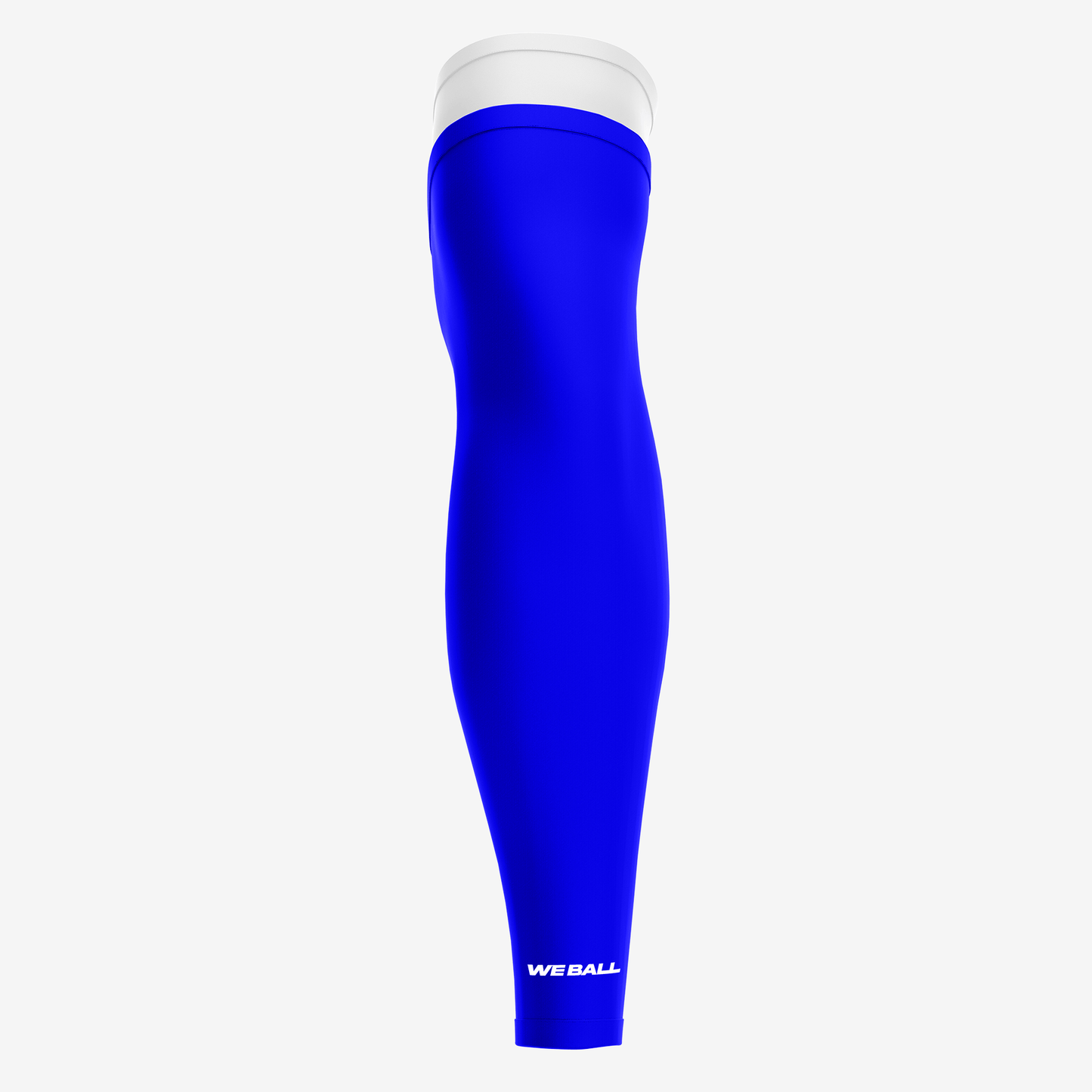 UNPADDED DOUBLE ARM SLEEVE (WHITE/BLUE) - We Ball Sports