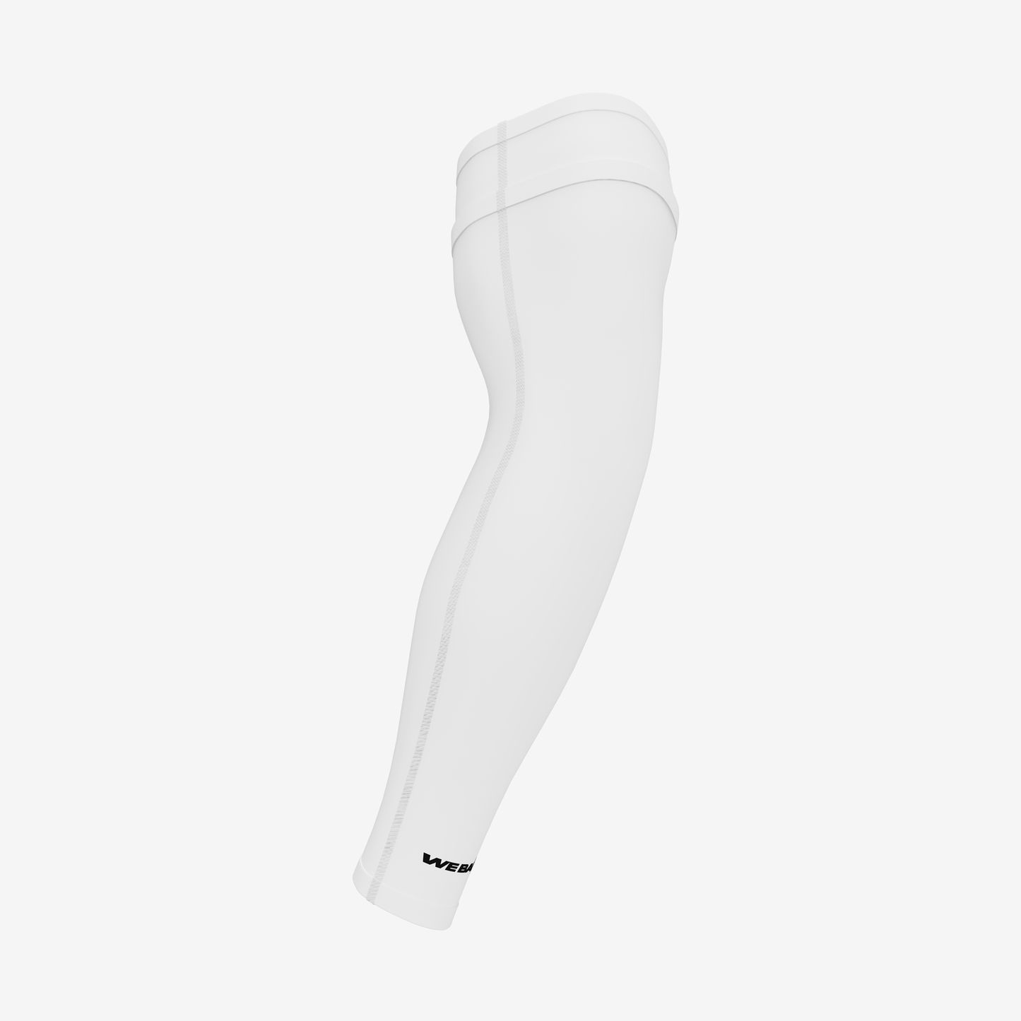 UNPADDED DOUBLE ARM SLEEVE (WHITE/WHITE) - We Ball Sports