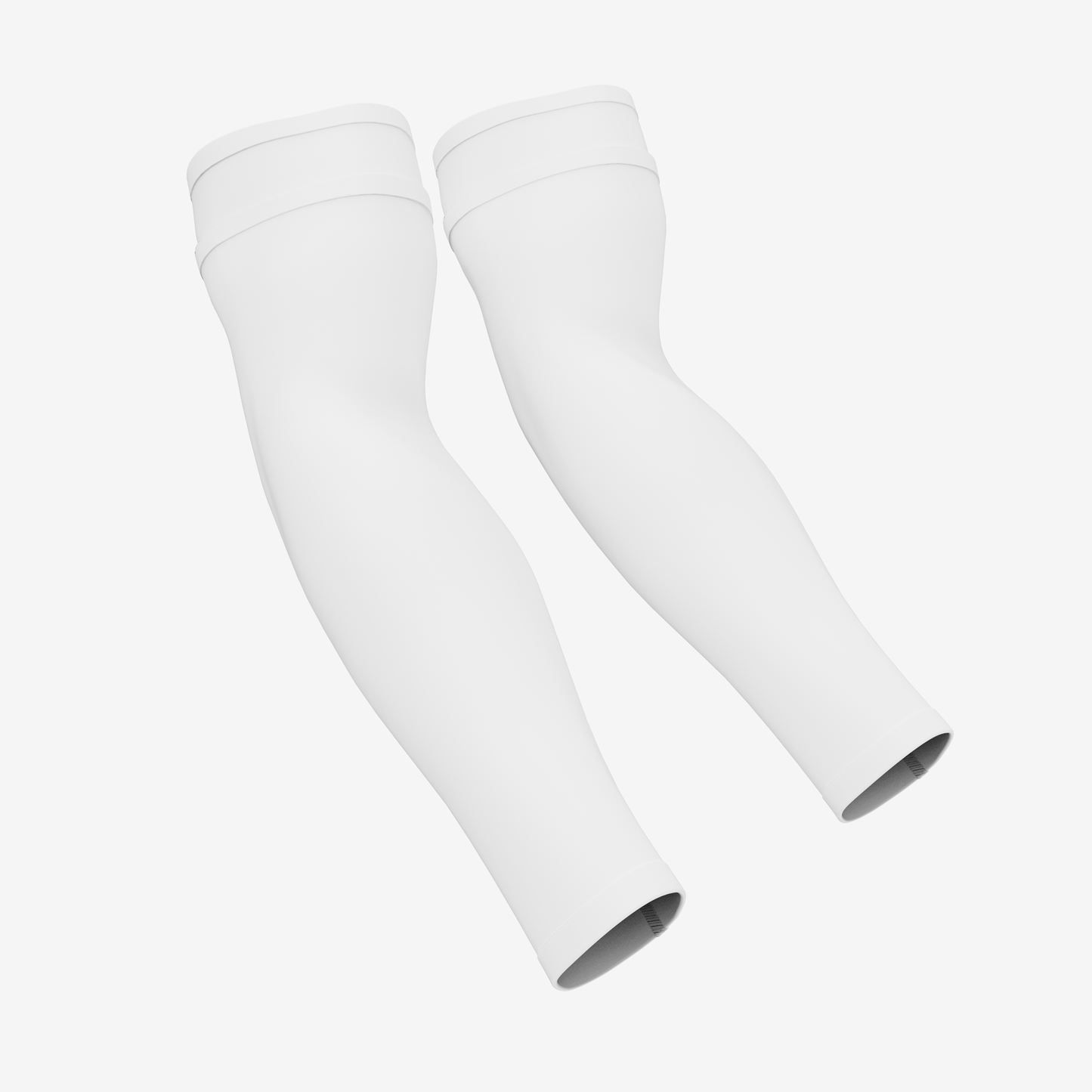 UNPADDED DOUBLE ARM SLEEVE (WHITE/WHITE) - We Ball Sports