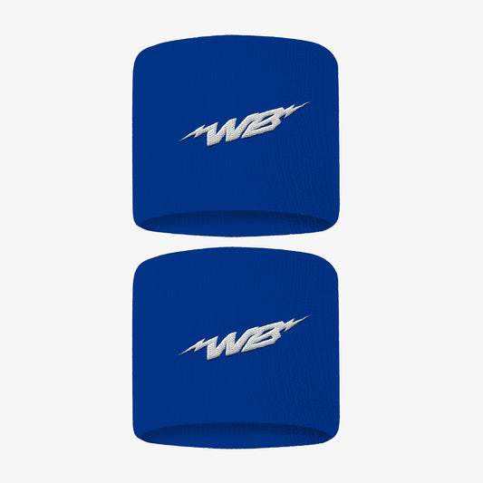 3" WRISTBANDS (BLUE, 2-PACK) - We Ball Sports