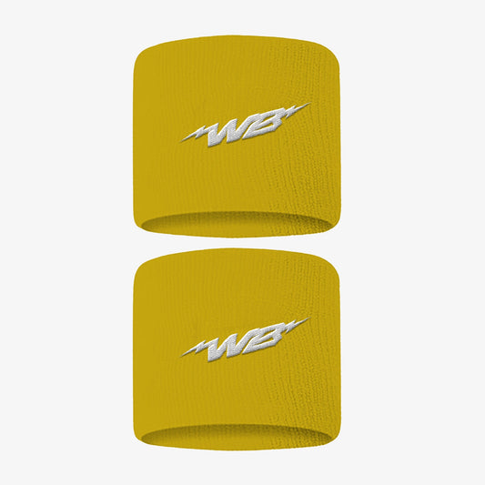 3" WRISTBANDS (GOLD, 2-PACK) - We Ball Sports