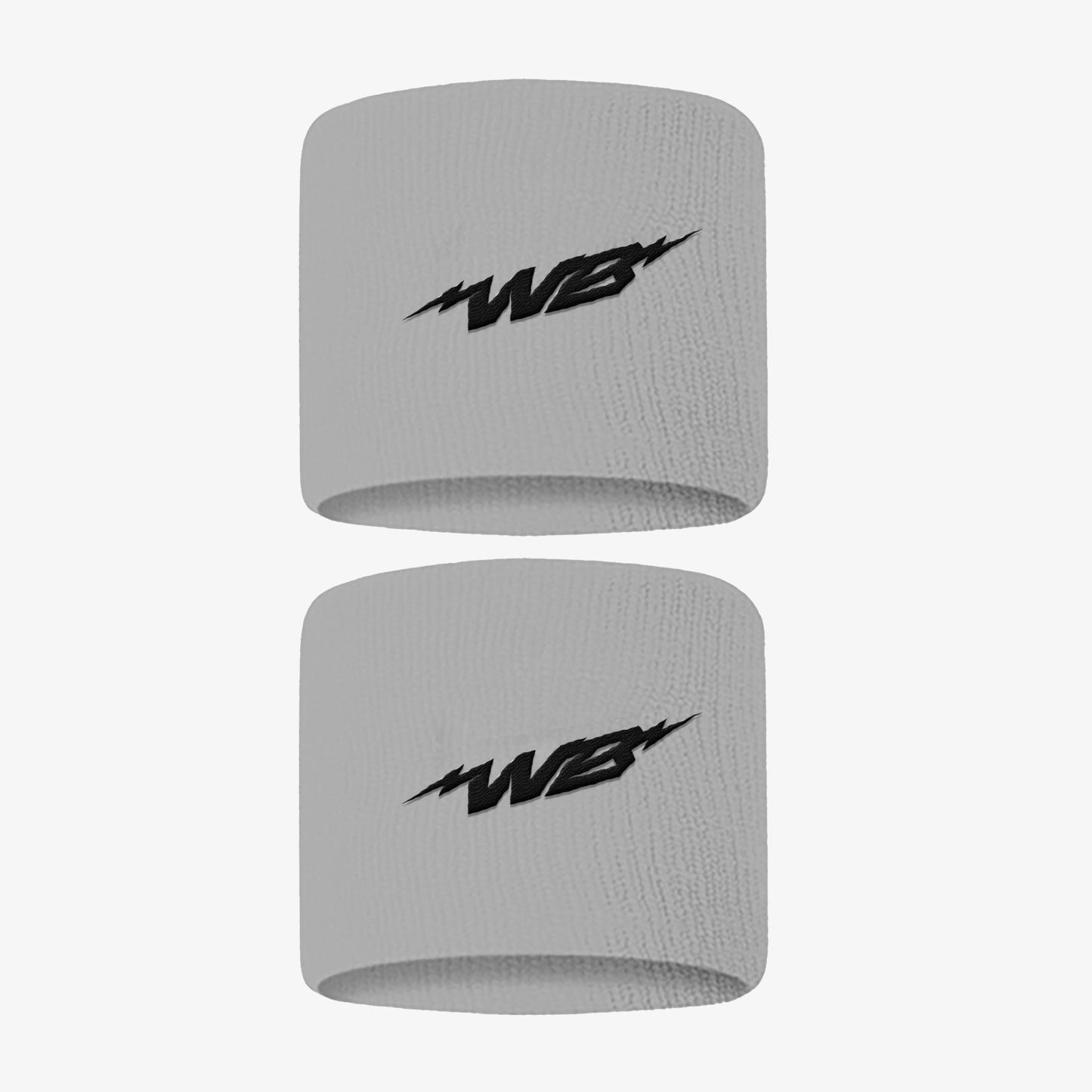 3" WRISTBANDS (GREY, 2-PACK) - We Ball Sports