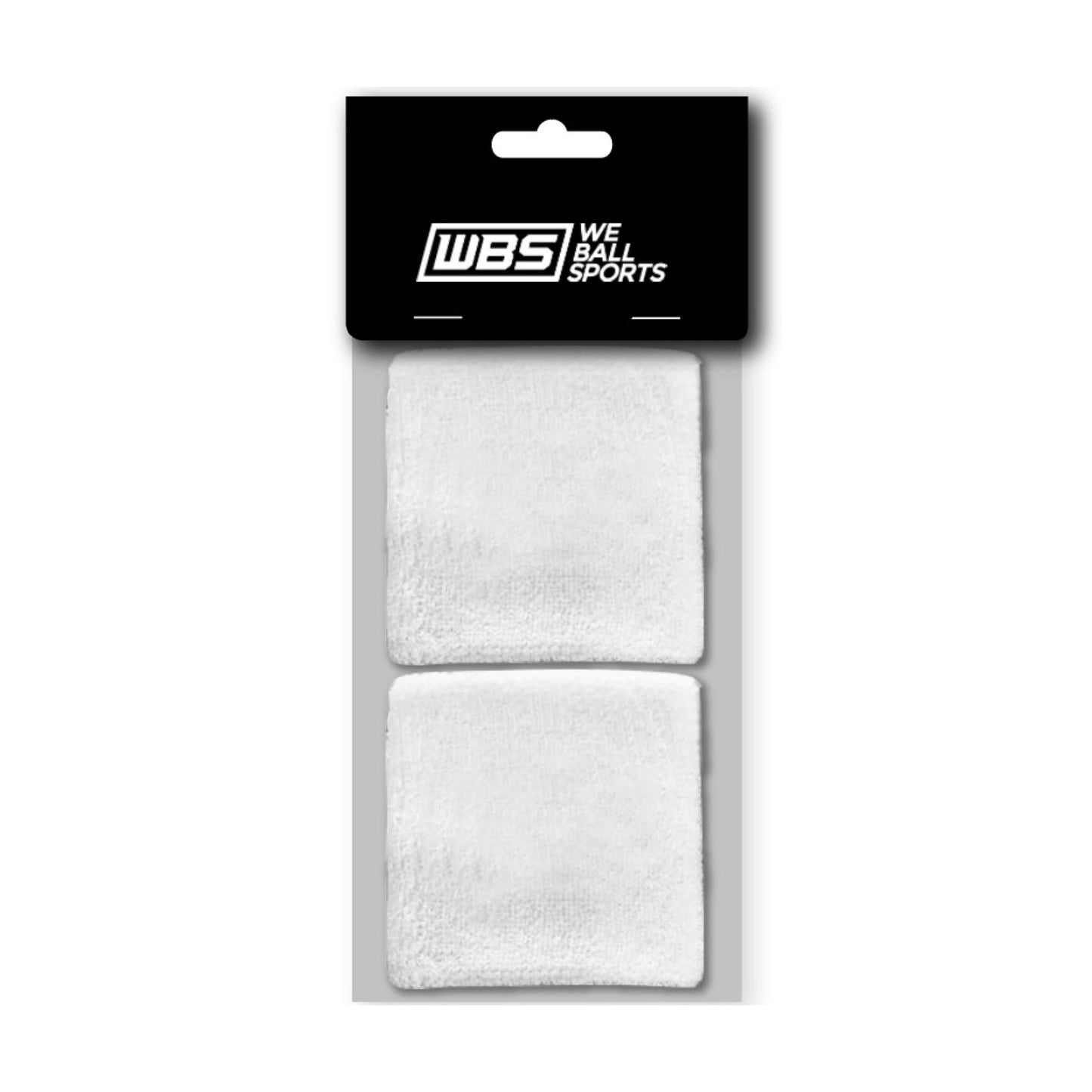 3" WRISTBANDS [WHITE, 2-PACK] - We Ball Sports