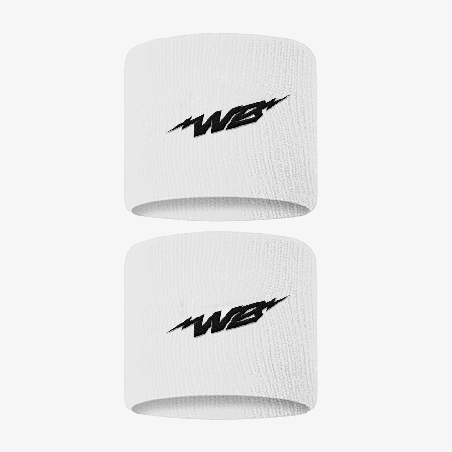 3" WRISTBANDS (WHITE, 2-PACK) - We Ball Sports