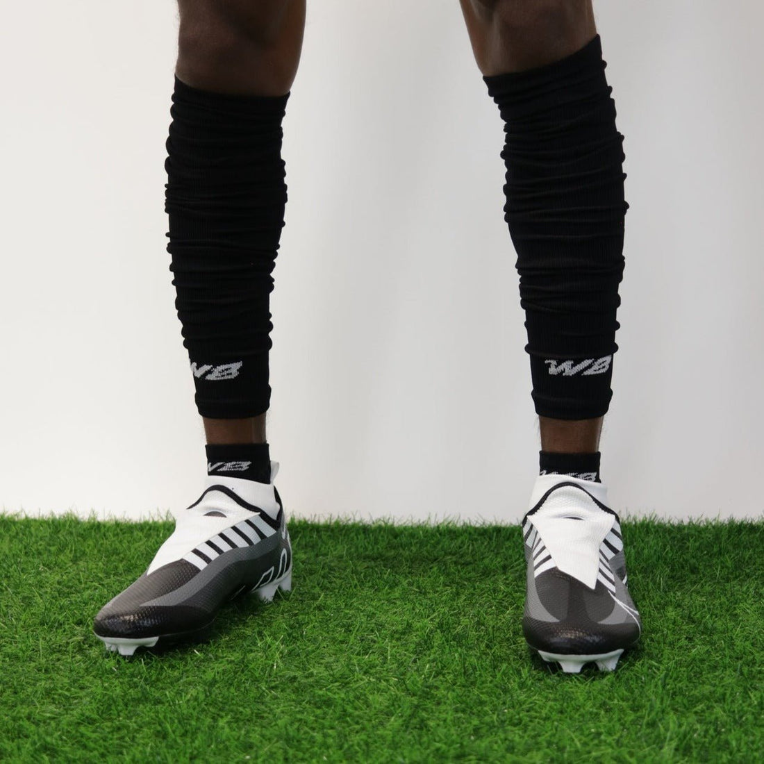 Football Leg Sleeves 2.0 (Black) We Ball Sports