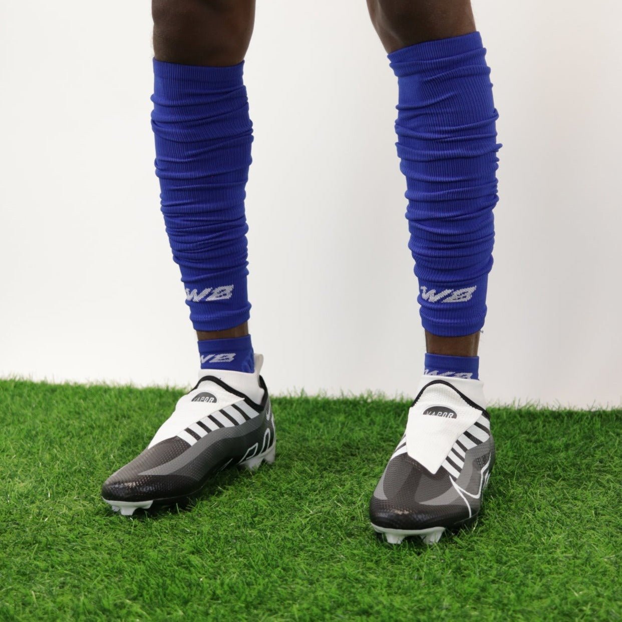 ADULT FOOTBALL LEG SLEEVES 2.0 (BLUE) - We Ball Sports