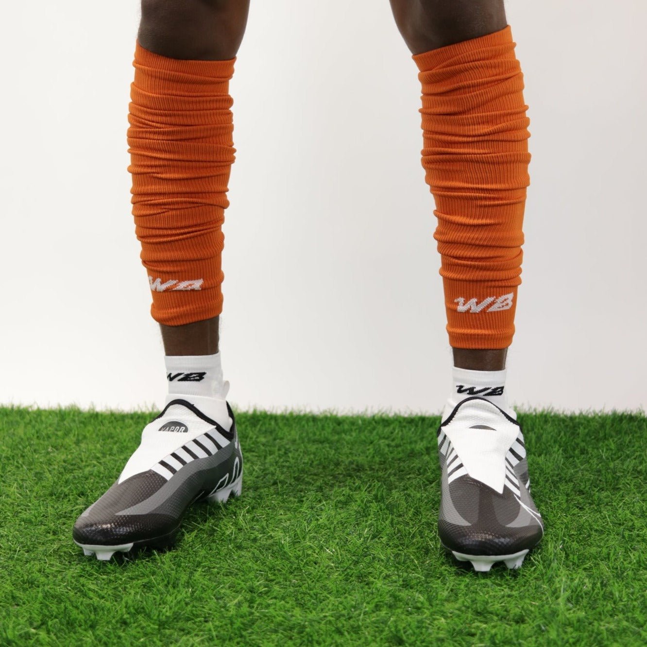 ADULT FOOTBALL LEG SLEEVES 2.0 (BURNT ORANGE) - We Ball Sports