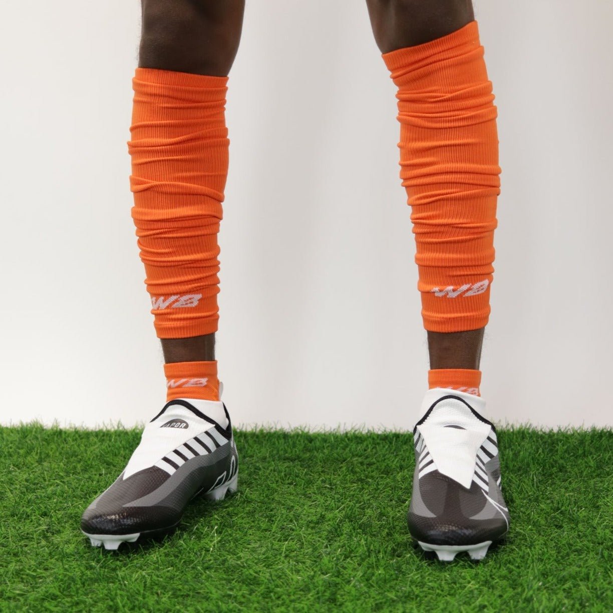ADULT FOOTBALL LEG SLEEVES 2.0 (ORANGE) - We Ball Sports