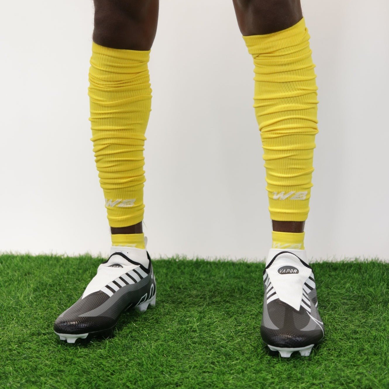 ADULT FOOTBALL LEG SLEEVES 2.0 (YELLOW) - We Ball Sports