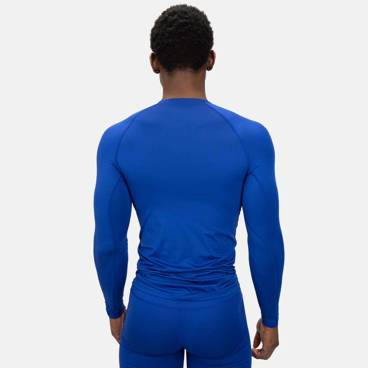 COMPRESSION LONG SLEEVE T-SHIRT (BLUE) - We Ball Sports
