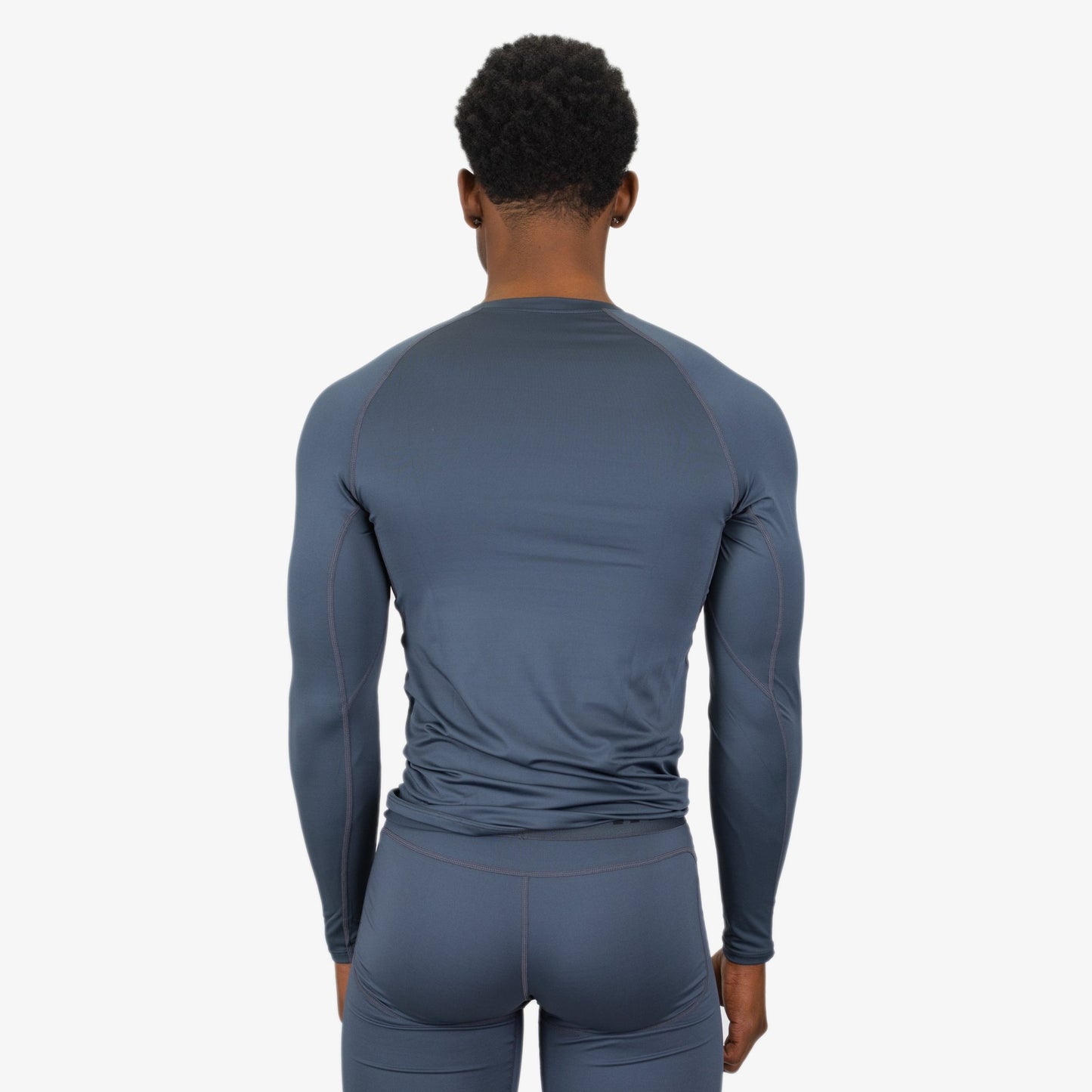 COMPRESSION LONG SLEEVE T-SHIRT (GREY) - We Ball Sports