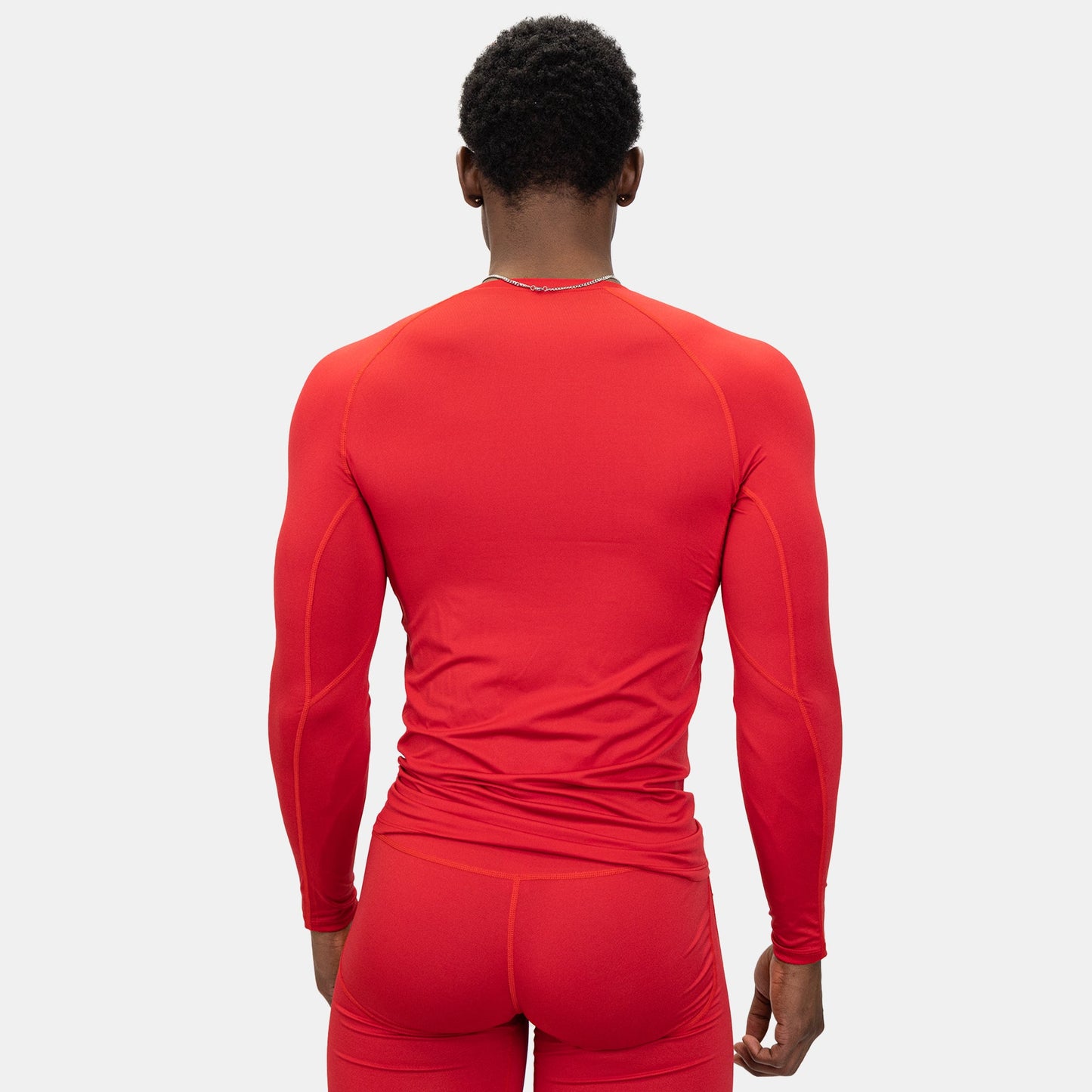COMPRESSION LONG SLEEVE T-SHIRT (RED) - We Ball Sports