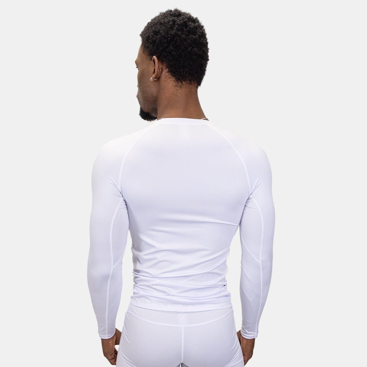 COMPRESSION LONG SLEEVE T-SHIRT (WHITE) - We Ball Sports