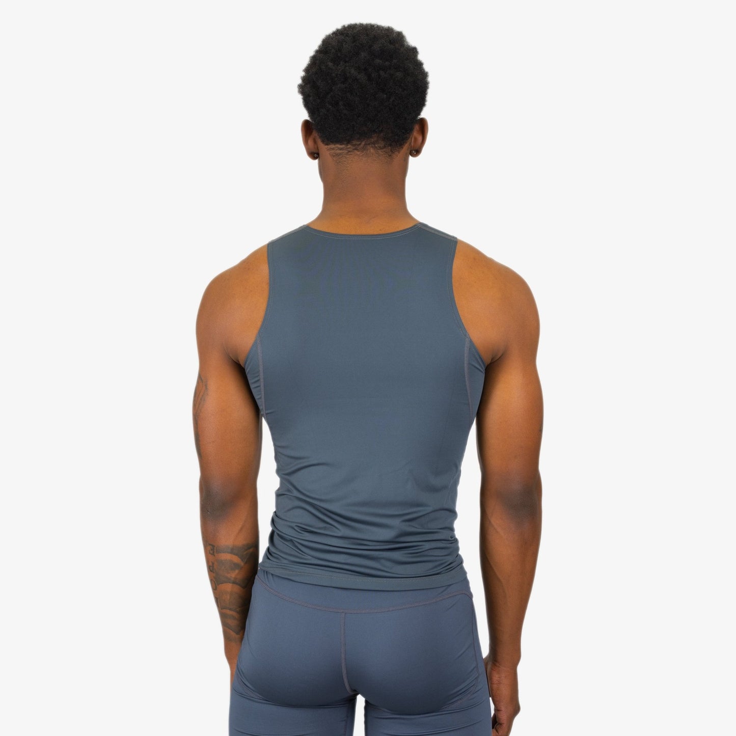 COMPRESSION TANK TOP (GREY) - We Ball Sports