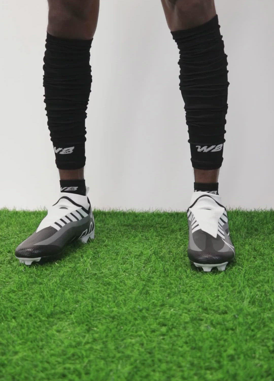 FOOTBALL LEG SLEEVES 2.0 (BLACK)