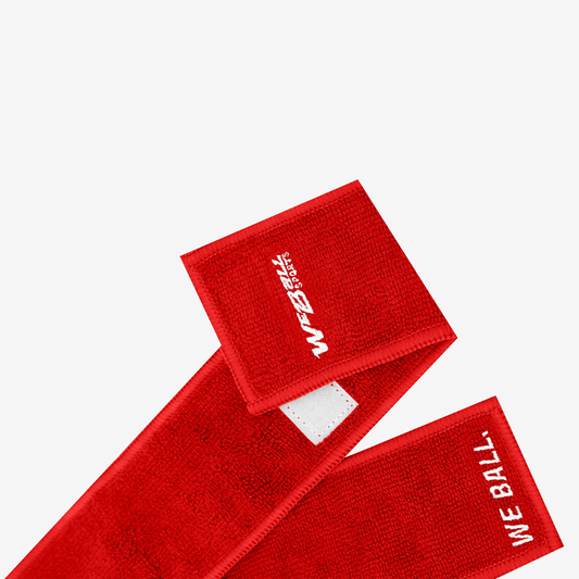 White Streamer Football Towel - Official We Ball Sports Brand