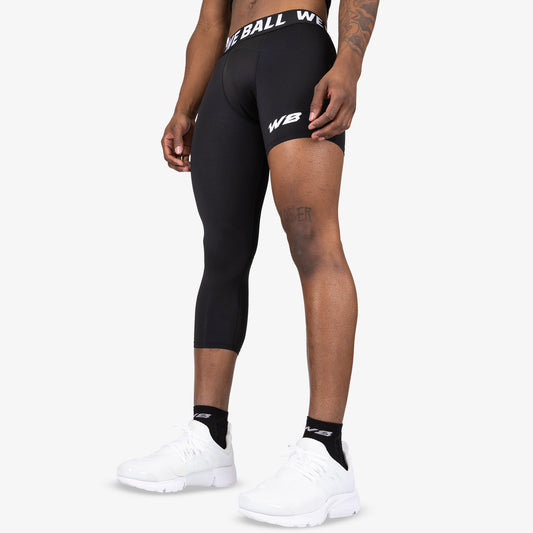 Shop Generic 1 Pack Professional Sports Compression Leg Sleeves Leggings  Socks Men's and Women's Leggings Running Soccer Basketball-Black Online