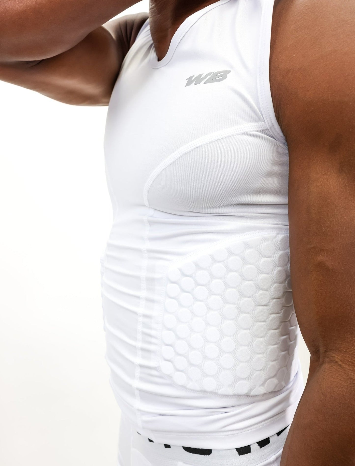 PADDED TANK-TOP (WHITE) - We Ball Sports