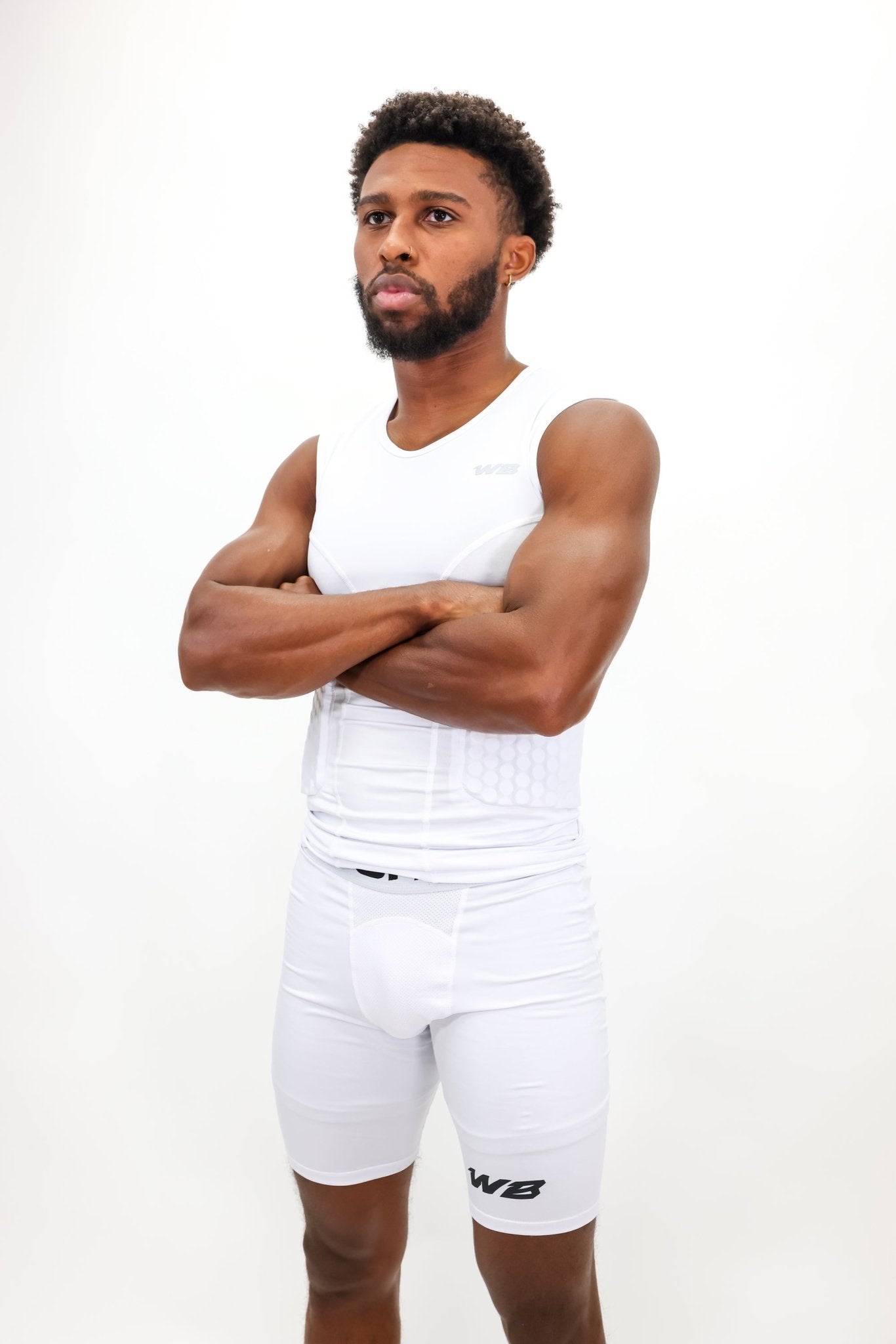 PADDED TANK-TOP (WHITE) - We Ball Sports