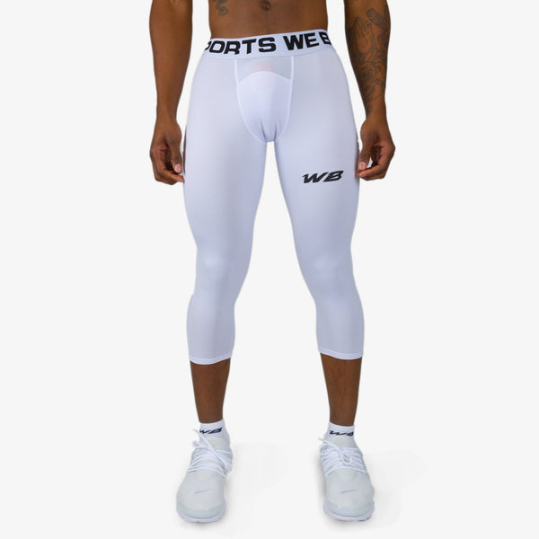 Basketball Engineered Knit Tights XLサイズ GAMEPATCH 3/4 Basketball Tights With Knee Padding - Leggings