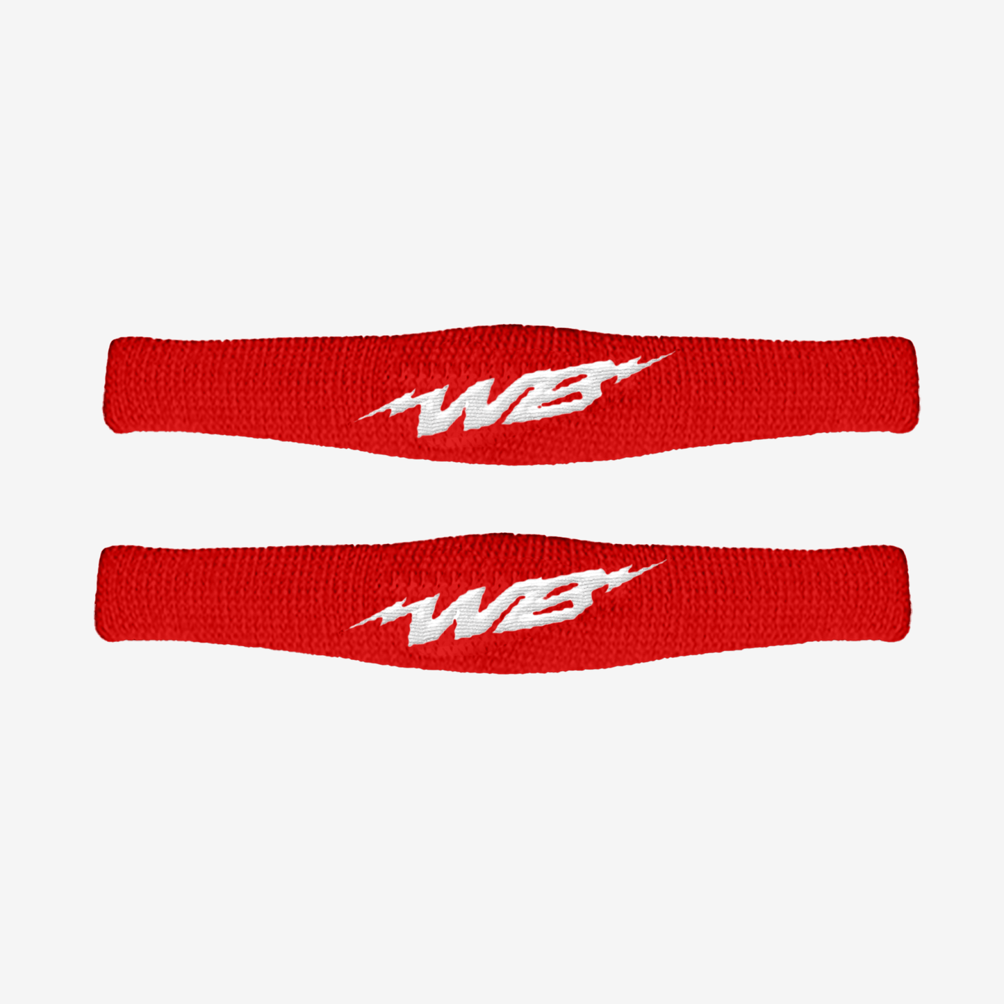 SKINNY BICEP BANDS (2-PACK, RED) - We Ball Sports