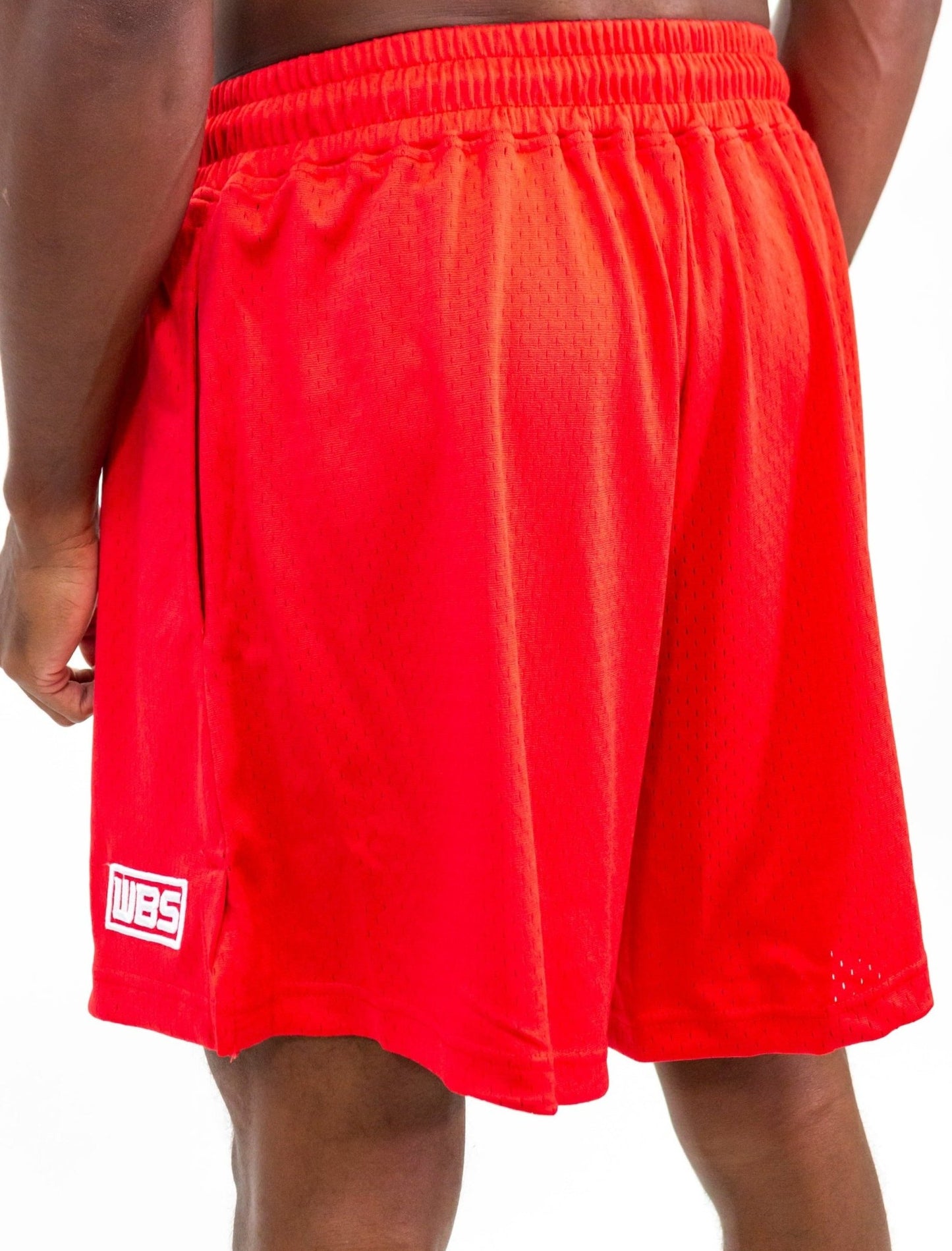 WBS 6" MESH SHORTS [RED] - We Ball Sports