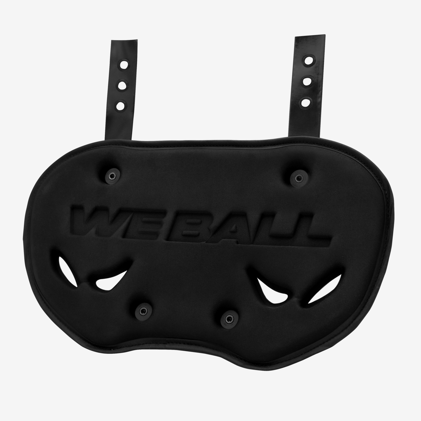 WE BALL SPORTS FOOTBALL BACK PLATE (SILVER) - We Ball Sports