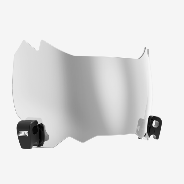 We Ball Sports Football Visor 3.0, Fits Adult & Youth Football Helmets (CLEAR MIRROR)