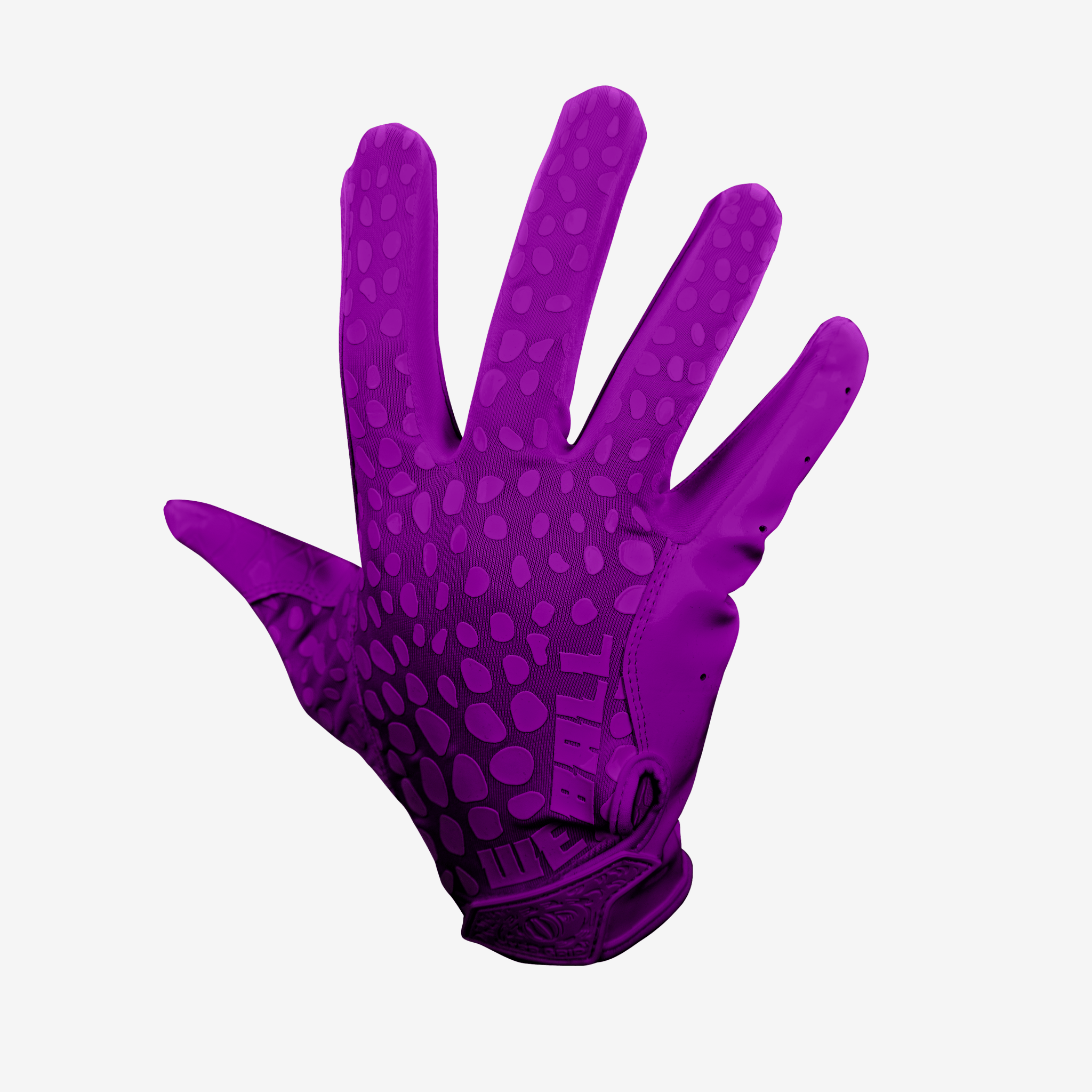 All purple online football gloves